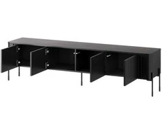 Cama Meble Cama VERA TV cabinet 190x40x50 matt juodas