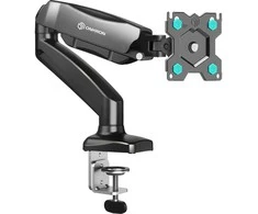 ONKRON G80-B Pasukamas ir pakreipiamas stalo laikiklis 13–32 colių monitoriams, maks. 8kg, su sukimosi funkcija, juodas