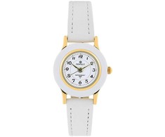 Laikrodis PERFECT LP165-03 COMMUNION CHILDREN'S WATCH - baltas/auksinis + BOX