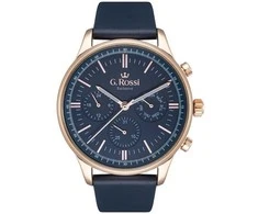 Laikrodis G. ROSSI WATCH - E-10602A2-6F3 - EXCLUSIVE (zg278f) + BOX