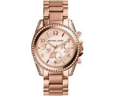 MICHAEL KORS Moteriškas laikrodis MK5263 - Blair, rožinio aukso spalvos