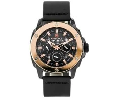 Laikrodis NAVIFORCE MEN'S WATCH - NF9116 (zn057b) - juodas/rosegold