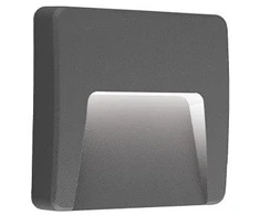 Viokef 3W LED sieninis šviestuvas COP, tamsiai pilkas, 3000K, IP65, 4308900