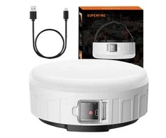 „Superfire T25“ stovyklavimo žibintas, 400 lm, USB, 3 režimai