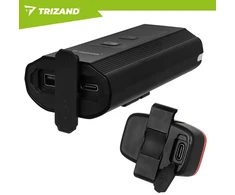 1300 lm LED dviračio žibintas + „Trizand“ galinis žibintas