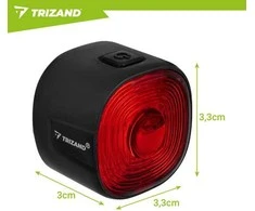 Trizand red bicycle lamp
