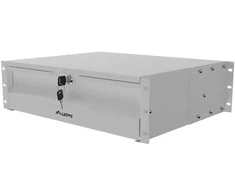 Lanberg 19" Rack spintelė su stalčiais 3U 360 mm pilka (3U/483 × 360 mm, keliamoji galia iki 90 kg, 4 taškų tvirtinimas)