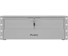 Lanberg 19" Rack Cabinet Drawer 4U 360 mm Pilkas (4U/483 × 360 mm, Load Capacity iki 90 kg, 4-Point Mounting)