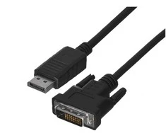LANBERG CA-DPDV-10CU-0010-BK Lanberg kabelis Displayport(M) V1.2->DVI-D(M)(24+1) 1m Juodas DUAL LINK