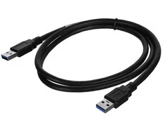 LANBERG cable USB-A M/M 3.0 1.0m juodas
