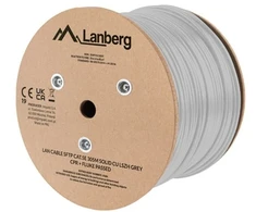 LANBERG LAN CABLE SFTP CAT.5E 305M SOLID CU LSZH Pilkas CPR + FLUKE PASSED