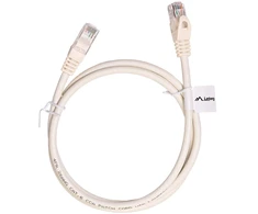 LANBERG patchcord kat.6 1m baltas