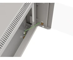 Lanberg WF03-5309-10S rack spintelė 9U Sieninė lentyna Juodas