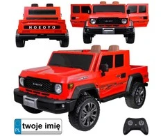 Jokomisiada Large battery-powered electric car for children 2-person 4x4 box PA0329