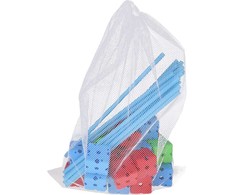 Jokomisiada Large Construction Straws Set – Creative Building Blocks 89 pcs ZA5907