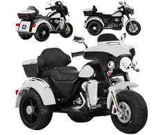 Jokomisiada Akumuliatorinis motociklas vaikams Chopper PA0254 | spalva: balta