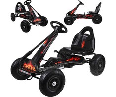 Jokomisiada Large pedal go-kart with adjustable seat and inflatable wheels SP0839