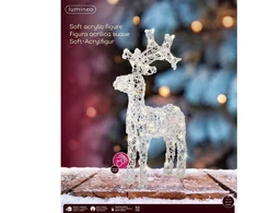 Hs Decoration Nežinomas LED dekoracija Elnias, H61 cm, 50 LED