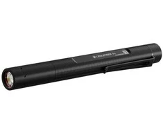 LED Lenser P4 juodo rašiklio formos žibintuvėlis LED