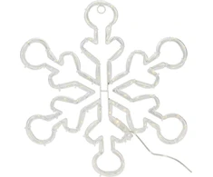 LED Snowflake Decoration. AX3300210. D32 cm. baltas