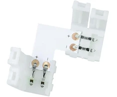 Led strip connect LED-CON-L10. 10mm L shape. solderless