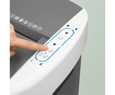 Leitz 80410000 IQ Optimax AutoFeed 300 paper shredder, P5, 300 sheets, 25-litre waste bin