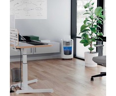 Leitz IQ OptiMax Small Office 350 Micro Cut popieriaus smulkintuvas Security P5 22L - Baltas