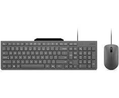 Klaviatūra Lenovo 310 USB-A su laidu Combo US English GX31R09775 Juodas