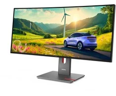 Lenovo ThinkVision P34WD-40 computer monitorius 86.4 cm (34") 3440 x 1440 pikselių Wide Quad HD LCD Juodas