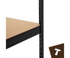 Lentyna magazynowy - juoda 180x100x60 Bigstren