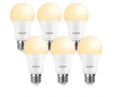 LEPRO 100080-WW-EU-6 E27 A60 13W/100W 1521 lm 2700 K LED Bulb, 6-Pack