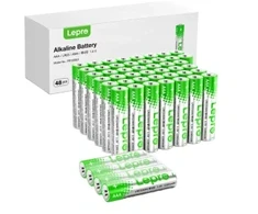 Šakotuvas LEPRO 130001-48 AAA R3 Alkaline Batteries, 48-Pack