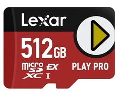 Lexar PLAY Pro Micro SD Express 7.1 512 GB atminties kortelė