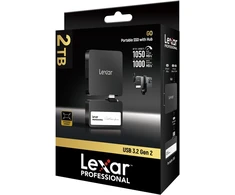 Kietasis diskas „Lexar Professional SL400 2TB“ nešiojamasis SSD diskas su šakotuvu