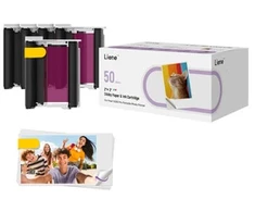 Spausdintuvas Liene 2x3" Photo Paper, 50 sheets + 5 ink cartridges