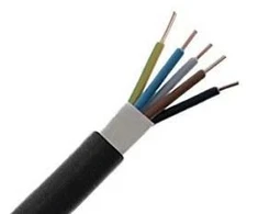 Lietkabelis CABLE CYKY-L 5X4.0 Juodas (500)