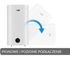 LIN LIFVD1SMWH 100L UNIVERSAL elektrinis vandens šildytuvas, baltas, su WiFi