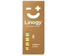 LINOGY AA ličio jonų Pro baterijų rinkinys – 8 vnt.