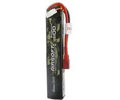Lipo Gens ace 25C 1100mAh 3S1P 11.1V Airsoft ginklo baterija su T formos kištuku