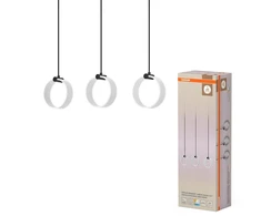 Osram 20W LED pakabinamas šviestuvas CIRCLE, juodas, 3000/4200/6500K