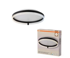 Lubinis šviestuvas Osram 32W LED paviršinis šviestuvas CIRCLE, juodas, 3000/4000/6500K
