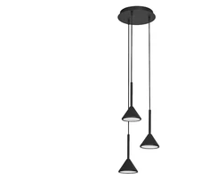 Osram 13W LED pakabinamas šviestuvas FUJI, juodas, 3000K