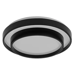 Lubinis šviestuvas Osram ceiling light. LED. 24W. 3000K. 1450lm. Ø385. juodas
