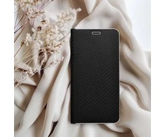 Dėklas Oem Flip case for iPhone 16 PLUS Luna Book Carbon juodas