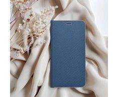 Dėklas Oem Flip case for iPhone 16 PLUS Luna Book Carbon mėlynas