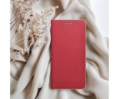 Dėklas Oem Flip case for iPhone 17 AIR Luna Book Carbon red