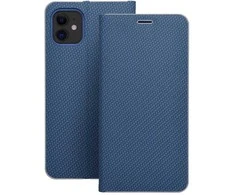 OEM atverčiamas dėklas iPhone 17 / 18 Luna Book Carbon mėlynas