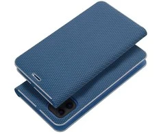 OEM atverčiamas dėklas iPhone 17 PRO / 18 PRO Luna Book Carbon mėlynas