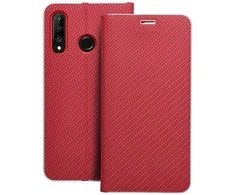 OEM atverčiamas dėklas Huawei P30 LITE Luna Book anglies raudonumo spalvos