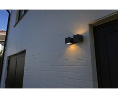 Lutec Wall outdoor luminaire Fari LED 10W 3K 1200LM IP54 dark pilkas